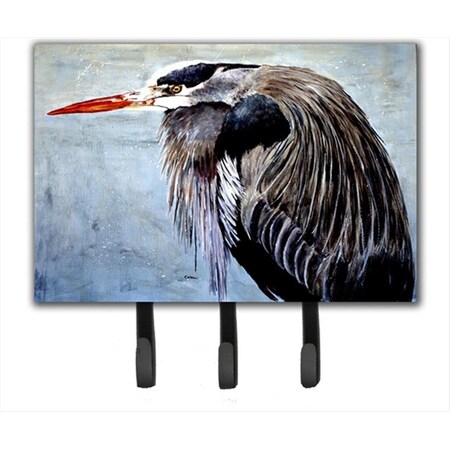 Carolines Treasures 6 x 9 In. Blue Heron Leash or Key Holder 8652TH68